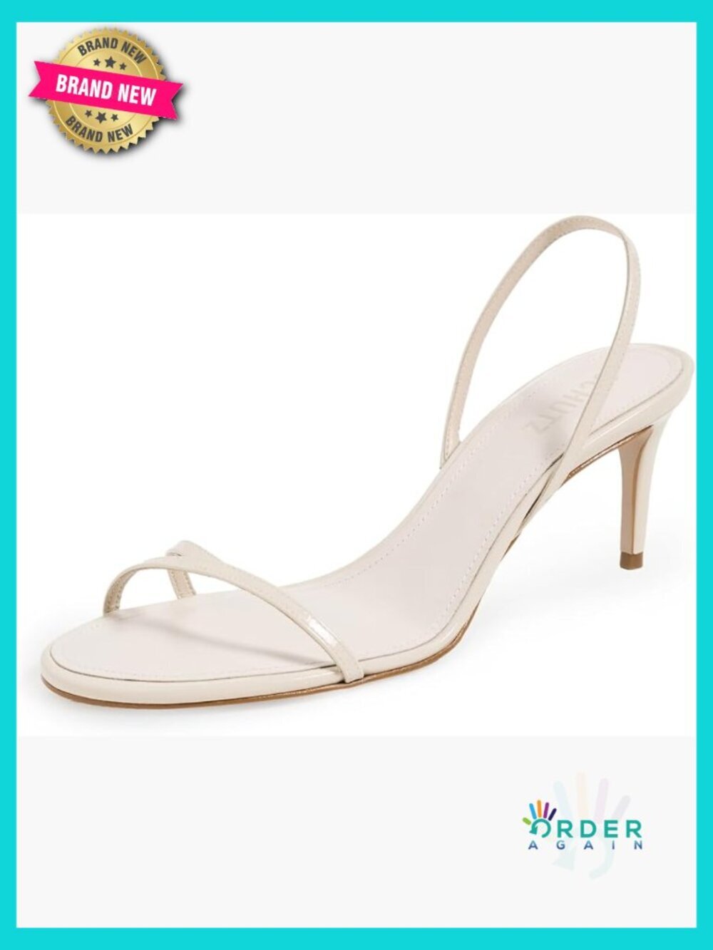 Stiletto Heeled Sandals Open Toe Slingback Patent Dressy Party Classic